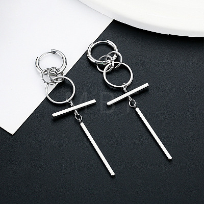 304 Stainless Steel Hoop Earrings FS-WG93B8B-07-1