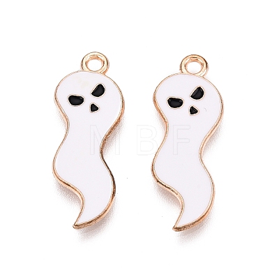 Halloween Theme Alloy Enamel Pendants PALLOY-N176-41A-RS-1