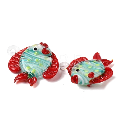 Handmade Lampwork Pendants LAMP-B035-01A-1