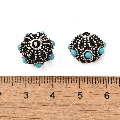 Tibetan Style Alloy Beads FIND-Z063-48AS-1