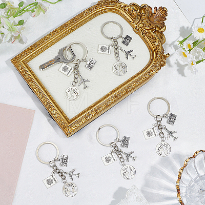 20Pcs Alloy Keychains KEYC-SC00028-1