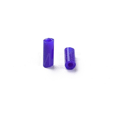 Opaque Colours Glass Bugle Beads SEED-N005-001-B02-1