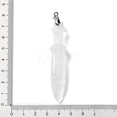 Natural Quartz Crystal Big Pendants G-K338-41P-07-1