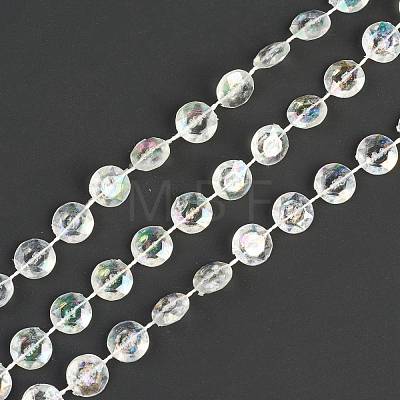 Acrylic Transparent Beads Bradde Chain DIY-D041-01B-1