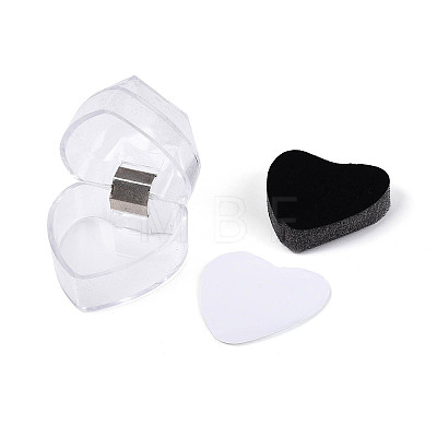 Valentine's Day Transparent Acrylic Ring Storage Boxes OBOX-T001-01A-1
