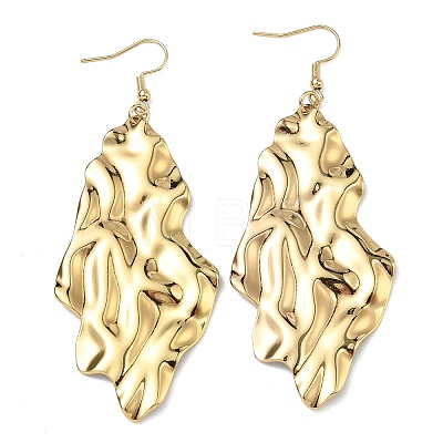 304 Stainless Steel Dangle Earrings EJEW-F402-01G-1