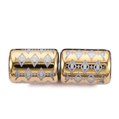 Electroplate Glass Beads EGLA-N026-02A-F02-1
