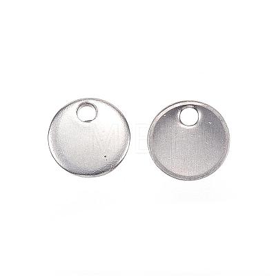 304 Stainless Steel Charms STAS-F039-91-6mm-P-1