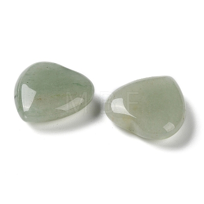 Natural Green Aventurine Heart Palm Stones G-M416-09B-01-1