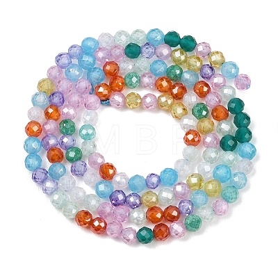 Cubic Zirconia Beads Strands ZIRC-P125-3mm-01-1