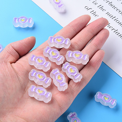 Transparent Acrylic Beads MACR-S374-05B-07-1