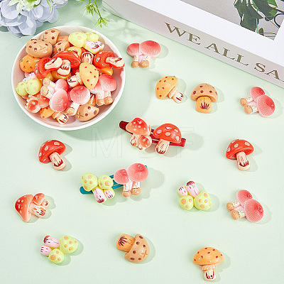 Opaque Resin Decoden Cabochons RESI-SP0001-04A-1