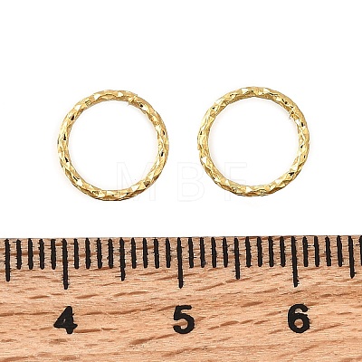 Brass Soldered Closed Rings KK-B147-05C-G-1