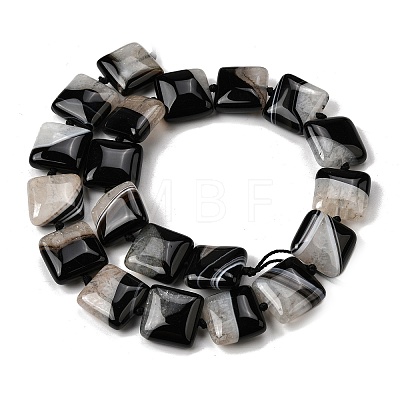 Natural Agate Beads Strands G-F820-Q01-01B-1