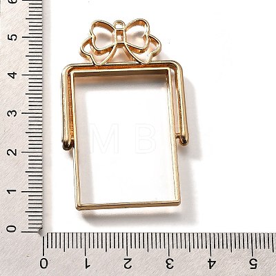 Alloy Open Back Bezel Pendants PALLOY-I223-10G-1