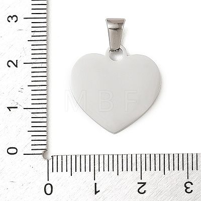 Valentine's Day 304 Stainless Steel Pendants SA-E001-12P-1