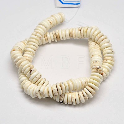 Natural Magnesite Beads Strands G-M138-43-1