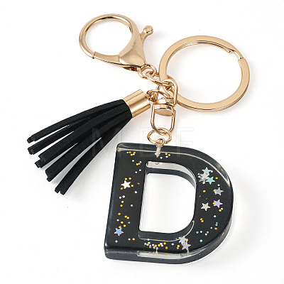 1Pc Resin Letter Keychains KEYC-TADJ0001-09D-1
