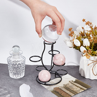 7-Slot Iron Easter Egg Display Stands ODIS-WH0058-21A-EB-1