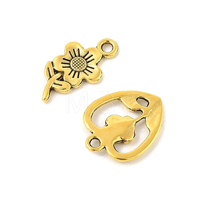 Tibetan Style Alloy Pendants FIND-M058-09AG-1