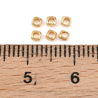Brass Spacer Beads KK-CBABC34-06G-1