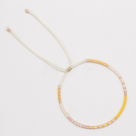 Adjustable Plastic Beaded Slider Bracelets YS6543-14-1