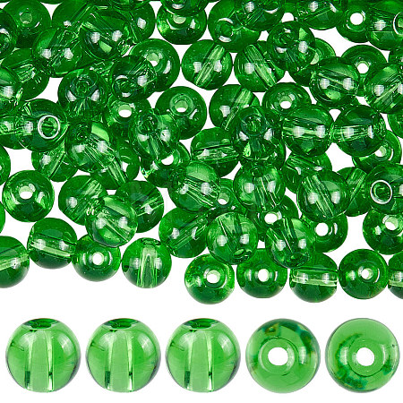 250Pcs Glass Round Beads GLAA-SP0001-49C-1