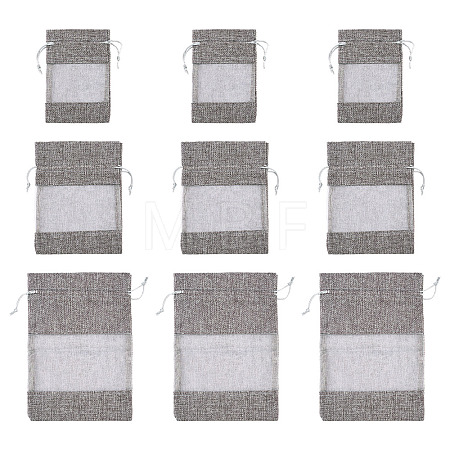 9Pcs 3 Styles Cotton Packing Pouches OP-TA0001-18D-1