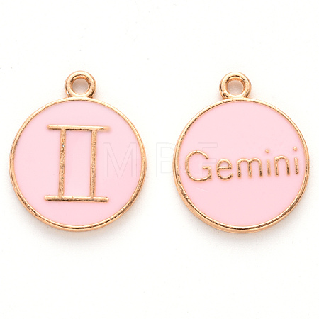 Alloy Enamel Pendants ENAM-S124-01A-09I-1