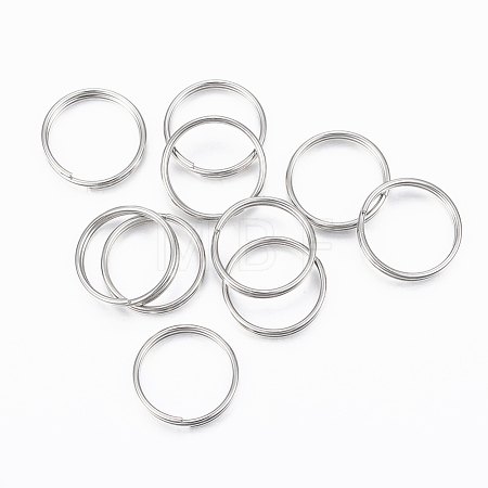 Tarnish Resistant 304 Stainless Steel Split Rings A-STAS-H413-06P-B-1