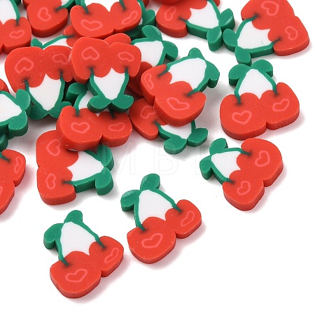 Handmade Polymer Clay Beads CLAY-P006-08B-1