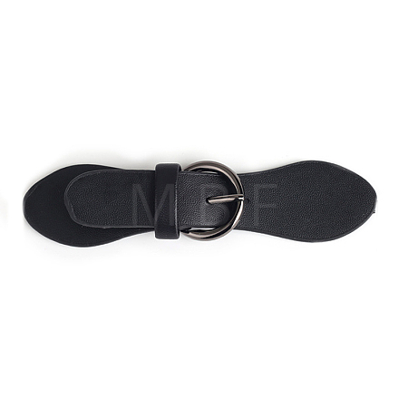 Black PU Leather Buckles FIND-WH0111-285B-1
