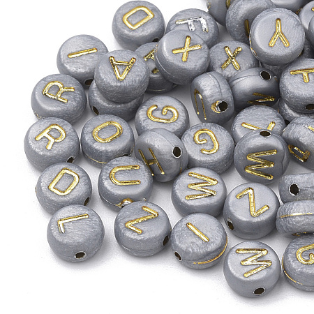 Opaque Acrylic Beads SACR-Q193-01-1