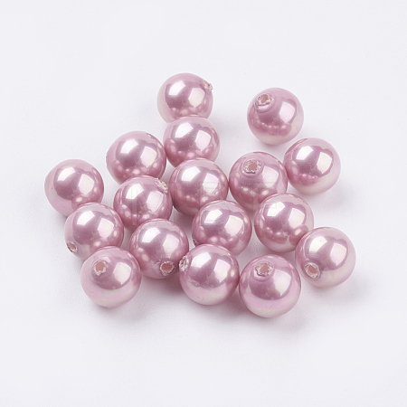 Shell Pearl Half Drilled Beads BSHE-G016-8mm-02-1