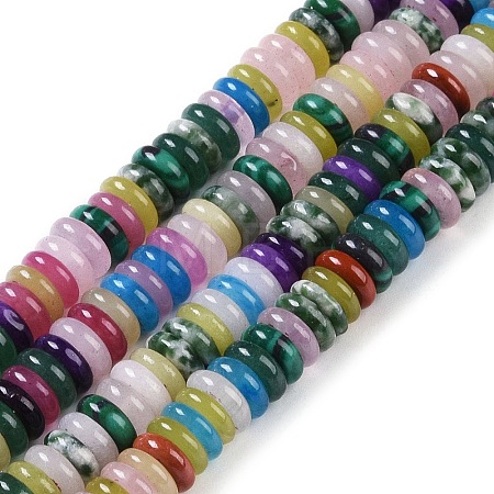 Natural & Synthetic Mixed Stone Beads Strands G-Q159-B12-01-1