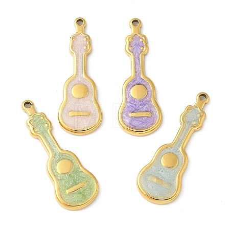 304 Stainless Steel Enamel Pendants STAS-K306-32G-1