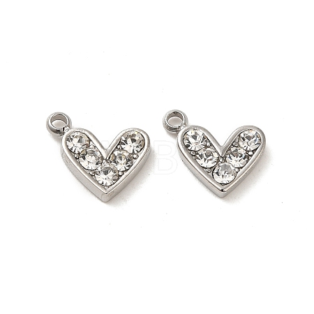 304 Stainless Steel Pendants STAS-L025-005P-01-1