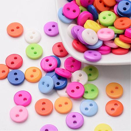 Flat Round 2-Hole Buttons FNA1494-1