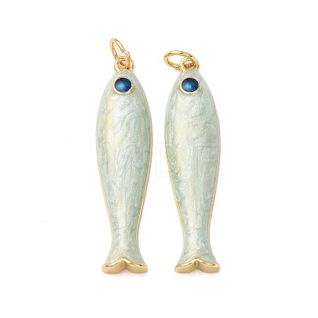 Brass Pendants X-KK-D019-29C-06G-1