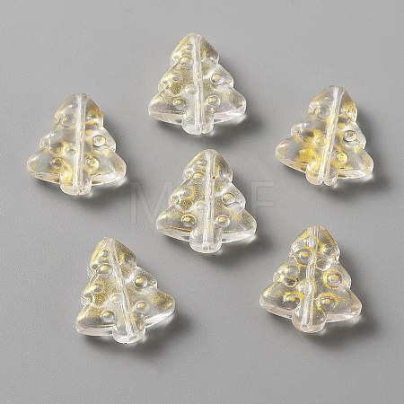 Christmas Transparent Handmade Lampwork Beads LAMP-CJC0012-04E-1