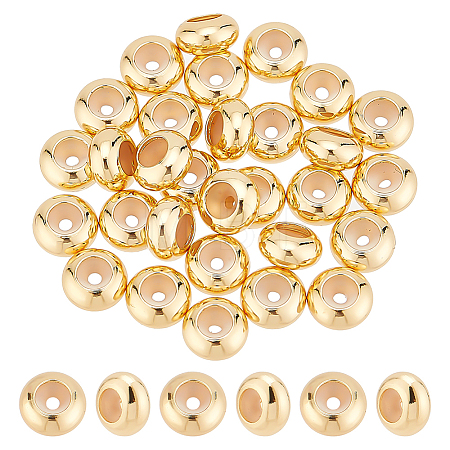 30Pcs Brass Beads KK-BC0012-62-1