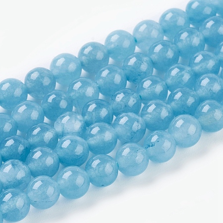 Natural White Jade Beads Strands G-G051-R1-4mm-1
