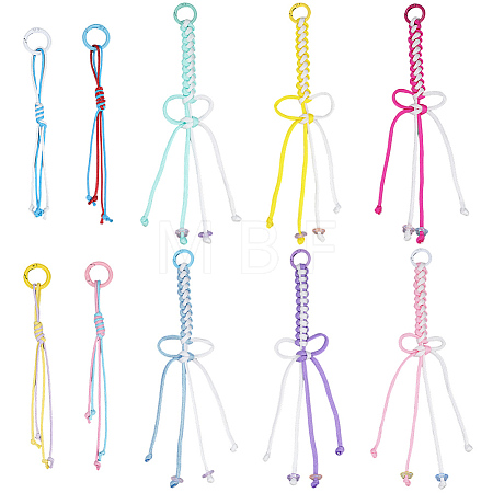 2Bags 2 Styles Korean Waxed Polyester Cord Pendant Decorations HJEW-SC0003-03-1