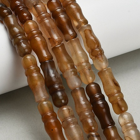 Natural Agate Beads Strands G-Z144-A02-01A-1