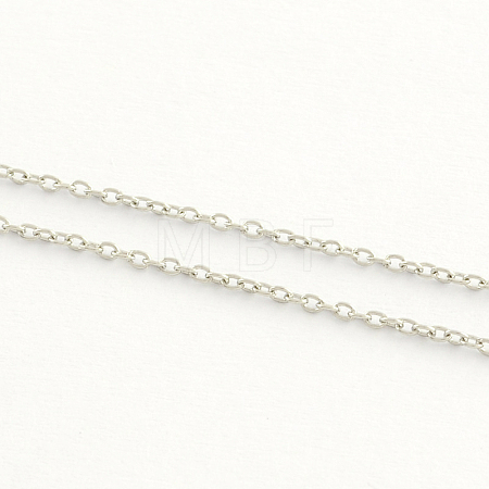 925 Sterling Silver Cable Chains STER-TAC0002-01S-1