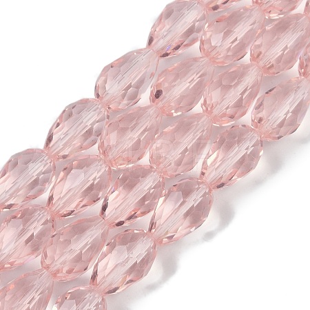 Transparent Glass Beads Strands EGLA-N013-T10mm-D18-1