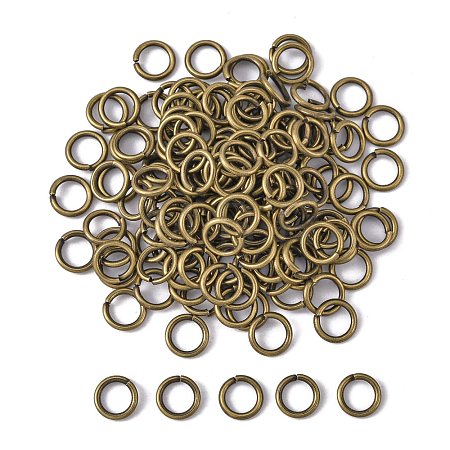 Brass Open Jump Rings JRC7MM-AB-1