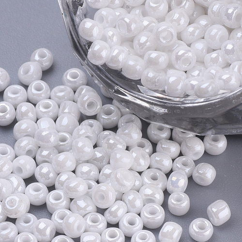 Baking Paint Glass Seed Beads SEED-Q025-3mm-L32-1