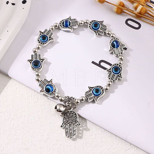 Devil's Eye Bracelet Fatima Palm Bracelet Alloy Eye Men's and Women's Handwear ZU5042-3-1