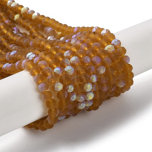 Transparent Glass Beads Strands EGLA-A044-T1mm-MB02-1